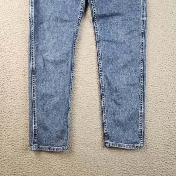 Levi's 502 Hi-Ball Jeans Men's 32 Blue Denim Pants Stretch Tapered - Picture 4 of 12